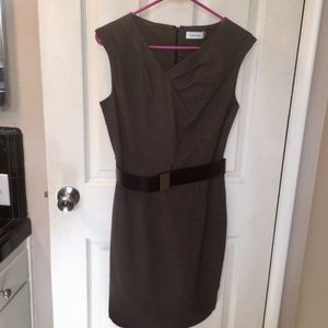 Calvin Klein Belted Dress